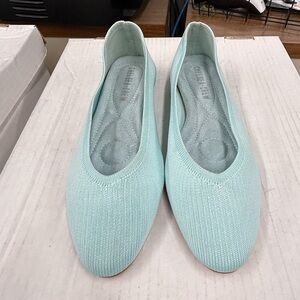 NWOT Chelsea Crew Flyer Women's Mint Knit Flats Size 6.5